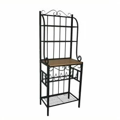Top 10 😀 Bowery Hill 4 Shelf Baker's Rack In Black 🎁