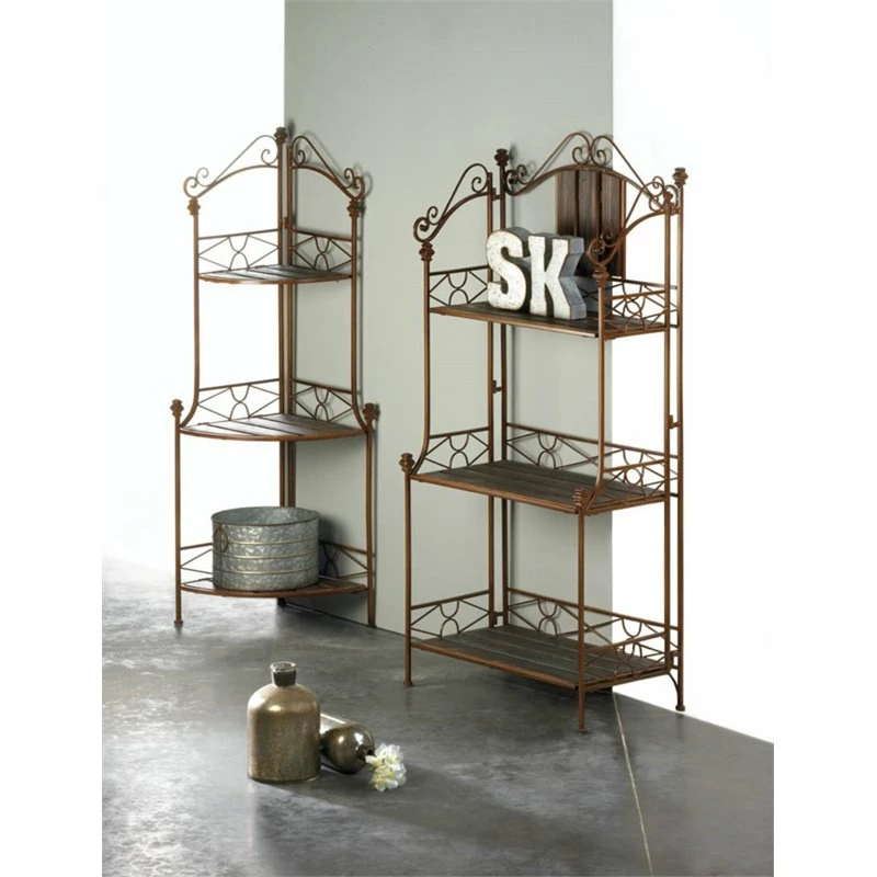 Top 10 🎉 Zingz & Thingz Metal Rustic Corner Baker's Rack 🔔 3 Top 10 🎉 Zingz & Thingz Metal Rustic Corner Baker's Rack 🔔 - Image 3