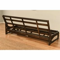 Brand new 🌟 Kodiak Furniture Aspen Futon With Suede Fabric Mattress In Reclaim Mocha/Gray 😉 -Bakers Racks Sales 2224375 3 L