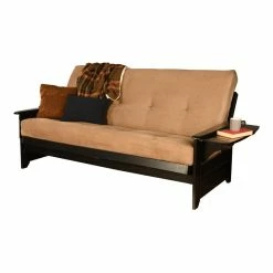 Buy 🛒 Kodiak Furniture Phoenix Frame With Suede Peat Fabric Mattress In Tan/Black 👏