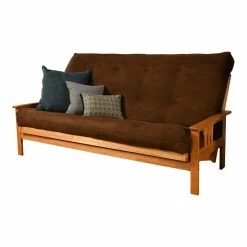 Best reviews of ๐ฏ Kodiak Furniture Monterey Futon Frame With Fabric Mattress In Brown/Butternut โญ