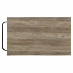 Cheapest 🔔 ACME Furniture ACME Macaria Wooden Kitchen Island With 3 Drawers In Rustic Oak And Black 🔔 -Bakers Racks Sales 2272048 4 L