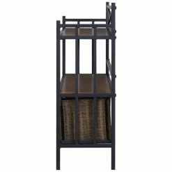 Best Sale 🛒 Southern Enterprises SEI Furniture Pengrove Farmhouse Metal Bakers Rack Sideboard In Brown 😍 19 Best Sale 🛒 Southern Enterprises SEI Furniture Pengrove Farmhouse Metal Bakers Rack Sideboard In Brown 😍 -Bakers Racks Sales 2272432 15 L