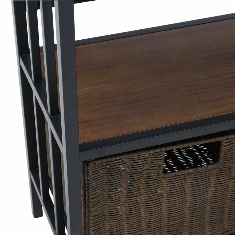 Best Sale 🛒 Southern Enterprises SEI Furniture Pengrove Farmhouse Metal Bakers Rack Sideboard In Brown 😍 10 Best Sale 🛒 Southern Enterprises SEI Furniture Pengrove Farmhouse Metal Bakers Rack Sideboard In Brown 😍 - Image 10