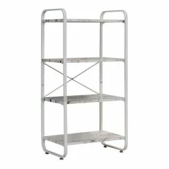 Best Pirce ๐ฅ Pilaster Designs Liese 4-tier Transitional Metal Kitchen Bakers Rack In White ๐