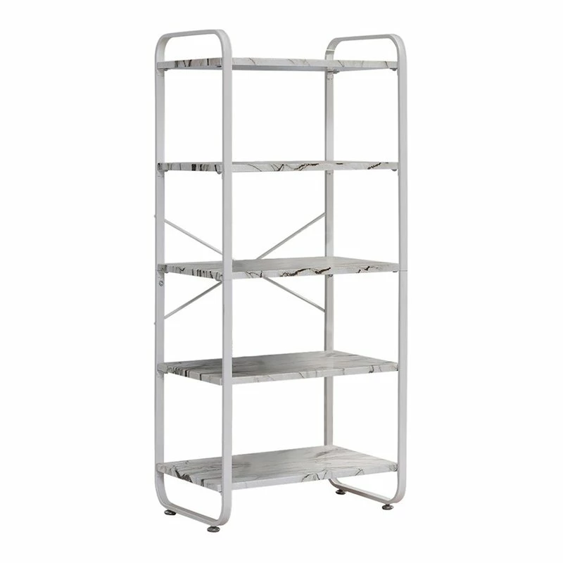 Cheapest 🤩 Pilaster Designs Liese 5-tier Transitional Metal Kitchen Bakers Rack In White 😍 1 Cheapest 🤩 Pilaster Designs Liese 5-tier Transitional Metal Kitchen Bakers Rack In White 😍