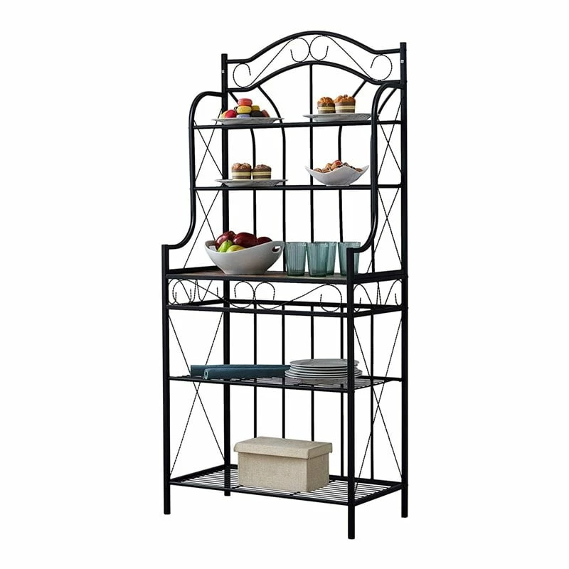 Coupon ๐ฏ Pilaster Designs Leroy 5-tier Metal Freestanding Kitchen Bakers Rack In Black ๐ 1 Coupon ๐ฏ Pilaster Designs Leroy 5-tier Metal Freestanding Kitchen Bakers Rack In Black ๐