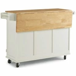 Best reviews of ❤️ Homestyles Dolly Madison Off White Wood Kitchen Cart 👏 -Bakers Racks Sales 2520659 22 L