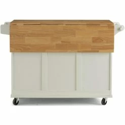 Best reviews of ❤️ Homestyles Dolly Madison Off White Wood Kitchen Cart 👏 -Bakers Racks Sales 2520659 24 L