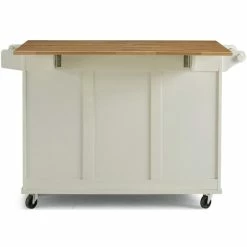 Best reviews of ❤️ Homestyles Dolly Madison Off White Wood Kitchen Cart 👏 -Bakers Racks Sales 2520659 25 L