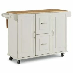 Best reviews of โค๏ธ Homestyles Dolly Madison Off White Wood Kitchen Cart ๐