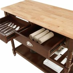 Best Pirce 😉 Convenience Concepts French Country Three-Tier Butcher Block Kitchen Cart W/Drawers In Espresso Wood ❤️ 14 Best Pirce 😉 Convenience Concepts French Country Three-Tier Butcher Block Kitchen Cart W/Drawers In Espresso Wood ❤️ -Bakers Racks Sales 2525487 4 L