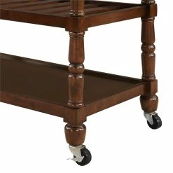 Best Pirce 😉 Convenience Concepts French Country Three-Tier Butcher Block Kitchen Cart W/Drawers In Espresso Wood ❤️ 17 Best Pirce 😉 Convenience Concepts French Country Three-Tier Butcher Block Kitchen Cart W/Drawers In Espresso Wood ❤️ -Bakers Racks Sales 2525487 7 L