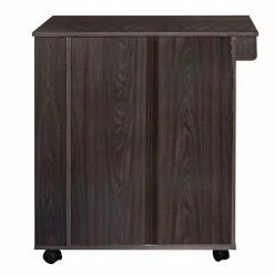 Top 10 🔥 Better Home Products Shelby Rolling Kitchen Cart With Storage Cabinet - Tobacco ⌛ -Bakers Racks Sales 2545232 4 L