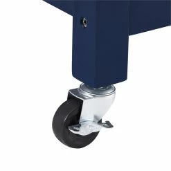 Brand new 🤩 Crosley Furniture Tristan 2-Door Modern Wood Kitchen Island In Navy/Natural 🔔 -Bakers Racks Sales 2567909 10 L