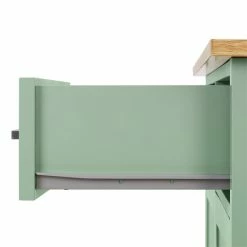 Wholesale ❤️ Crosley Furniture Tristan 2-Door Modern Wood Kitchen Island In Green/Natural ✨ 37 Wholesale ❤️ Crosley Furniture Tristan 2-Door Modern Wood Kitchen Island In Green/Natural ✨ -Bakers Racks Sales 2567910 9 L